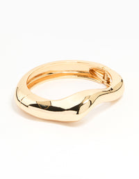 Gold Skinny Wave Wrist Cuff - link has visual effect only