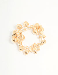 Gold Pearl Wreath Brooch - link has visual effect only