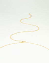 Gold Plated Freshwater Pearl Waist Chain - link has visual effect only