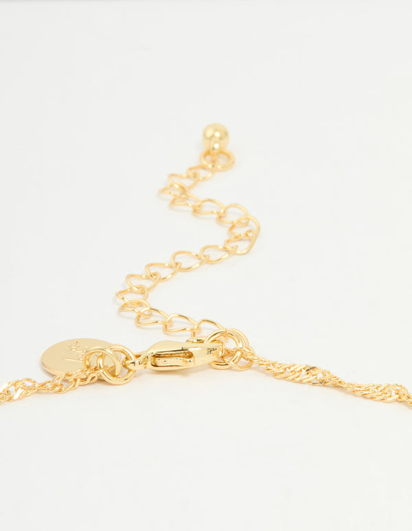 Gold Plated Heart Locket Necklace