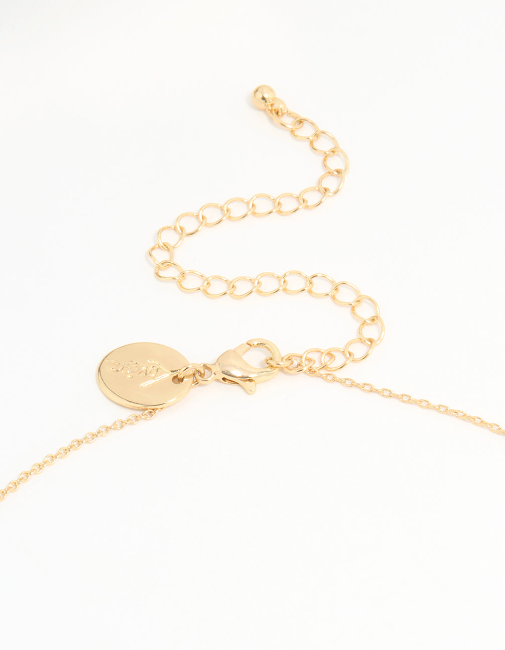 Gold Plated Bubble Virgo Pendant Necklace
