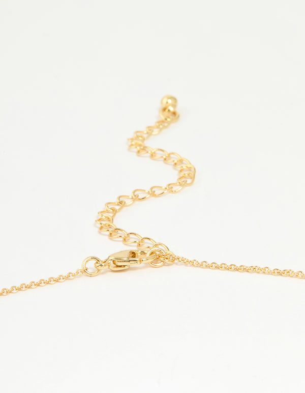 Gold Plated Bubble Sagittarius Necklace