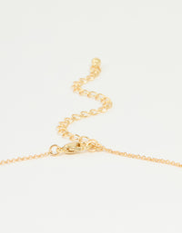 Gold Plated Bubble Pisces Pendant Necklace - link has visual effect only