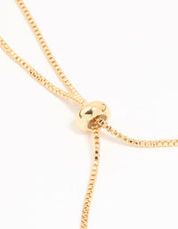 Gold Plated Pearl Flower Toggle Bracelet - link has visual effect only