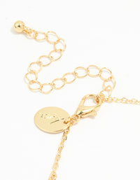 Gold Plated Cubic Zirconia Black Flower Bracelet - link has visual effect only
