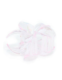 Iridescent Frangipani Claw Clip - link has visual effect only