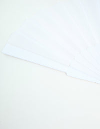 Cream Folding Fan - link has visual effect only