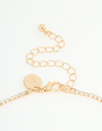 Gold Diamante Cherry Chain Necklace - link has visual effect only