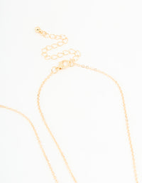 Kids Gold BFF Necklace & Earrings Pack - link has visual effect only