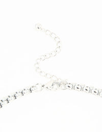 Waterproof Stainless Steel Round Box Chain Short Necklace - link has visual effect only