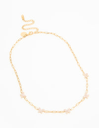 Waterproof Gold Plated Stainless Steel Cubic Zirconia Butterfly Chain Necklace - link has visual effect only