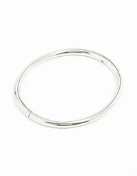 Waterproof Stainless Steel Simple Hinged Bangle - link has visual effect only