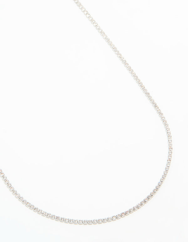 Silver Diamante Waist Chain