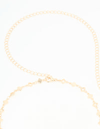 Gold Flower Waist Chain - link has visual effect only