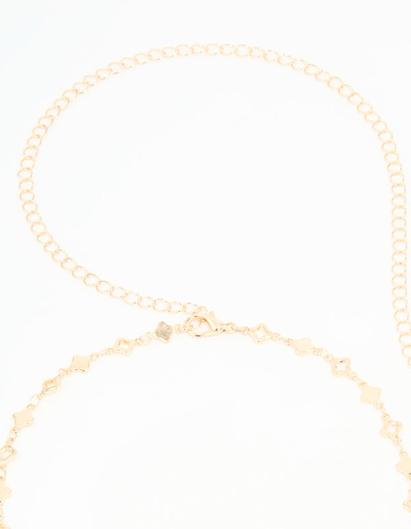 Gold Flower Waist Chain