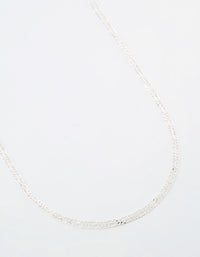 Silver Layered Waist Chain - link has visual effect only
