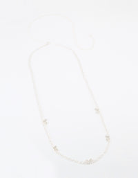 Silver Butterfly Layered Waist Chain - link has visual effect only