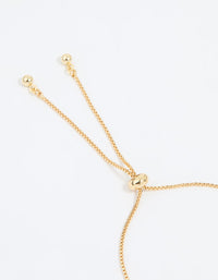 Gold Plated Cubic Zirconia Butterfly Toggle Bracelet - link has visual effect only