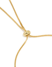 Gold Plated Cubic Zirconia Flower Inlay Toggle Bracelet - link has visual effect only