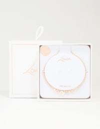 Rose Gold Plated Cubic Zirconia Acrylic Flower Toggle Bracelet & Earrings Set - link has visual effect only