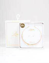 Gold Plated Cubic Zirconia Acrylic Flower Toggle Bracelet & Earrings Set - link has visual effect only