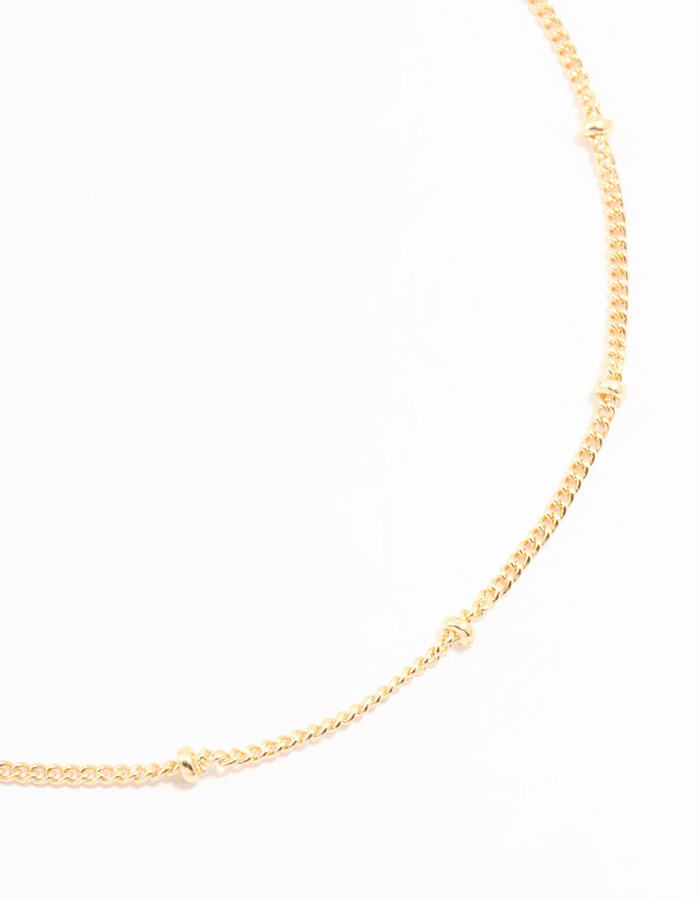 Gold Chain & Droplet Dainty Anklets 3-Pack