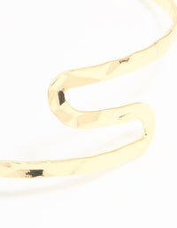 Gold Simple Swirl Arm Cuff - link has visual effect only