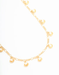 Gold Pearl Clam Charm Waist Chain - link has visual effect only