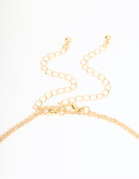 Gold Pearl Body Chain - link has visual effect only