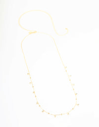 Gold Diamante & Ball Waist Chain - link has visual effect only