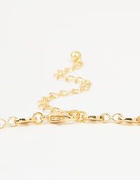 Gold Plated Freshwater Pearl Mariner Necklace - link has visual effect only