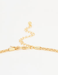 Gold Plated Pearl Lariat Adjustable Necklace - link has visual effect only