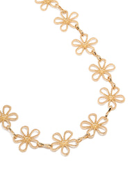 Gold Daisy Outline Belt - link has visual effect only