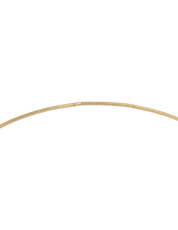 Gold Long Tulip Necklace
