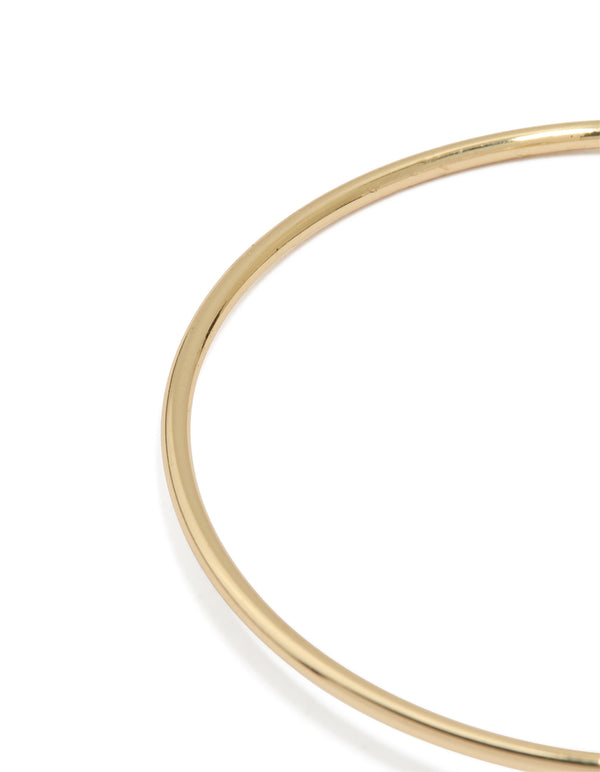 Gold Tulip Bangle