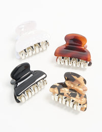 Neutral Acrylic Claw Clips 4-Pack - link has visual effect only