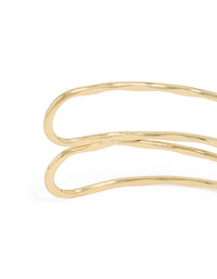 Gold Plated Wire Arm Cuff - link has visual effect only
