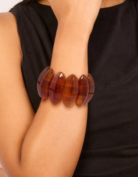 Neutral Beaded Flat Oval Layered Necklace - link has visual effect only