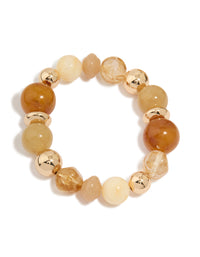 Mixed Beaded Stretch Bracelets 2-Pack - link has visual effect only