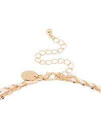 Gold Sea Charm Layered Necklace - link has visual effect only
