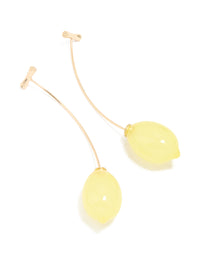 Gold Lemon Drop Earrings - link has visual effect only