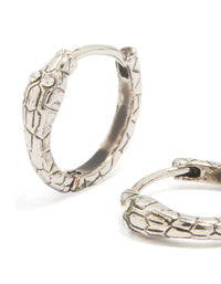 Stainless Steel Snake Clicker Earrings - link has visual effect only