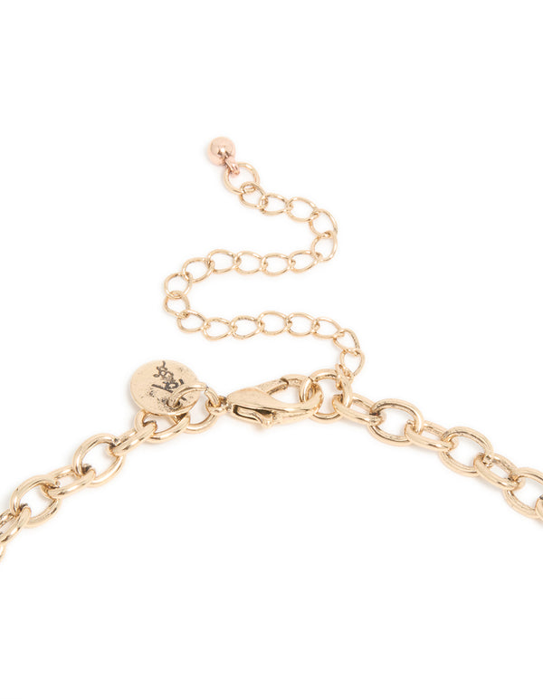 Organic Neutral & Turquoise Stone Necklace