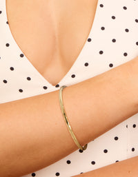 Gold Molten Open Wrist Cuff - link has visual effect only