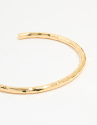 Gold Molten Open Wrist Cuff - link has visual effect only