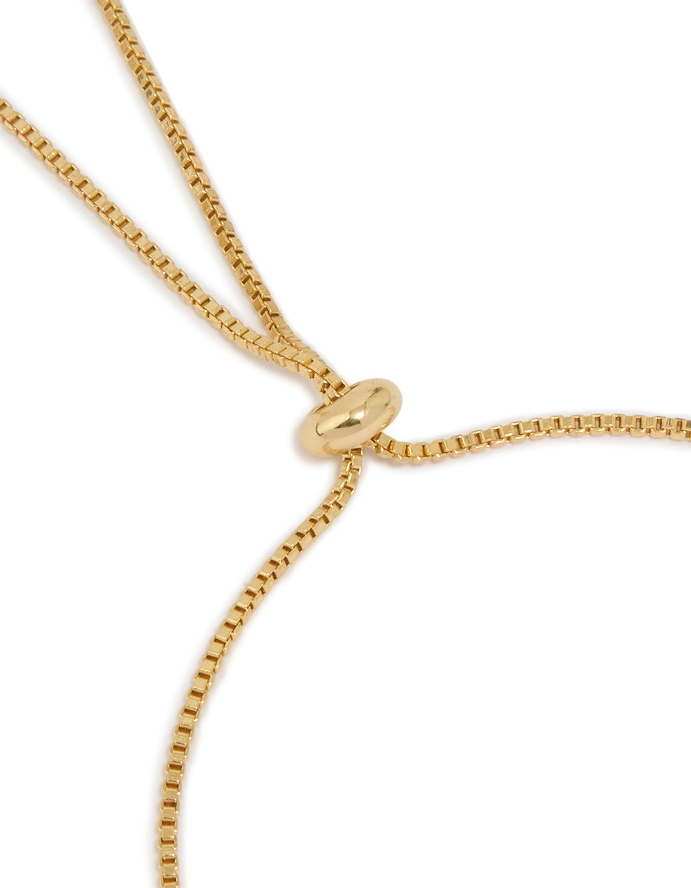 Gold Plated Cubic Zirconia Bow Toggle Bracelet
