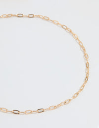 Gold Pearl Layered Chain Anklet - link has visual effect only