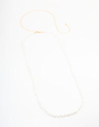 Gold Pearl Waist Chain - link has visual effect only