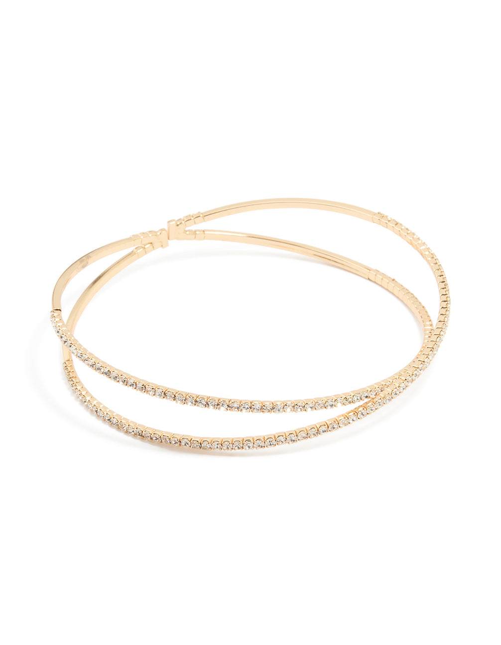 Gold Diamante Arm Cuff