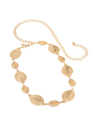 Gold Western Oval Belt - link has visual effect only